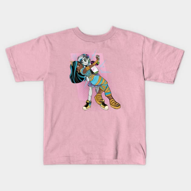 Clanky Kids T-Shirt by AmyNewBlue